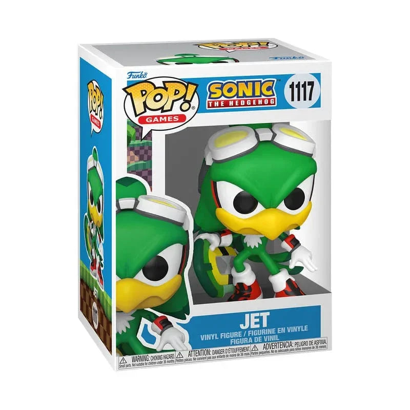 Sonic the Hedgehog POP! Figur Jet the Hawk med Bräda 9 cm Funko