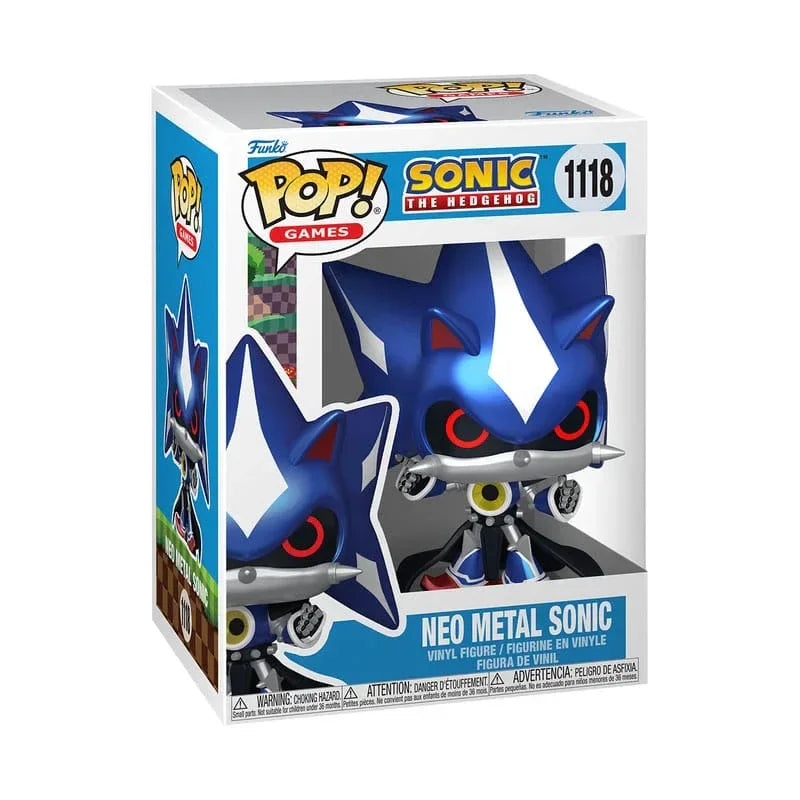 Sonic the Hedgehog POP! Games Figur Neo Metal Sonic (MT) 9 cm Funko