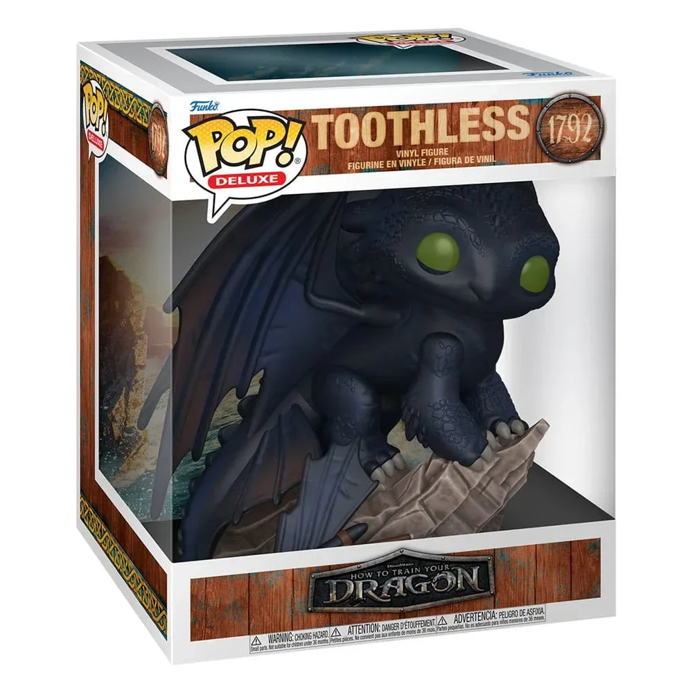 Draktränaren LAM POP! Deluxe Figur Toothless 16 cm Funko