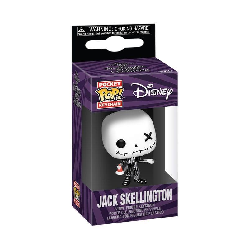 Nightmare Before Christmas POP! Vinyl Nyckelrings 4 cm Patchwork - Jack Display (12) Funko