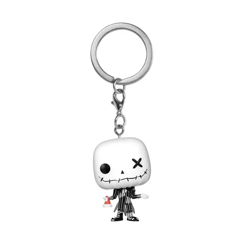 Nightmare Before Christmas POP! Vinyl Nyckelrings 4 cm Patchwork - Jack Display (12) Funko