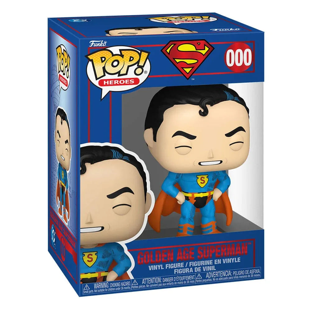 DC Comics POP! Heroes Vinyl Golden Age Superman 9 cm Funko