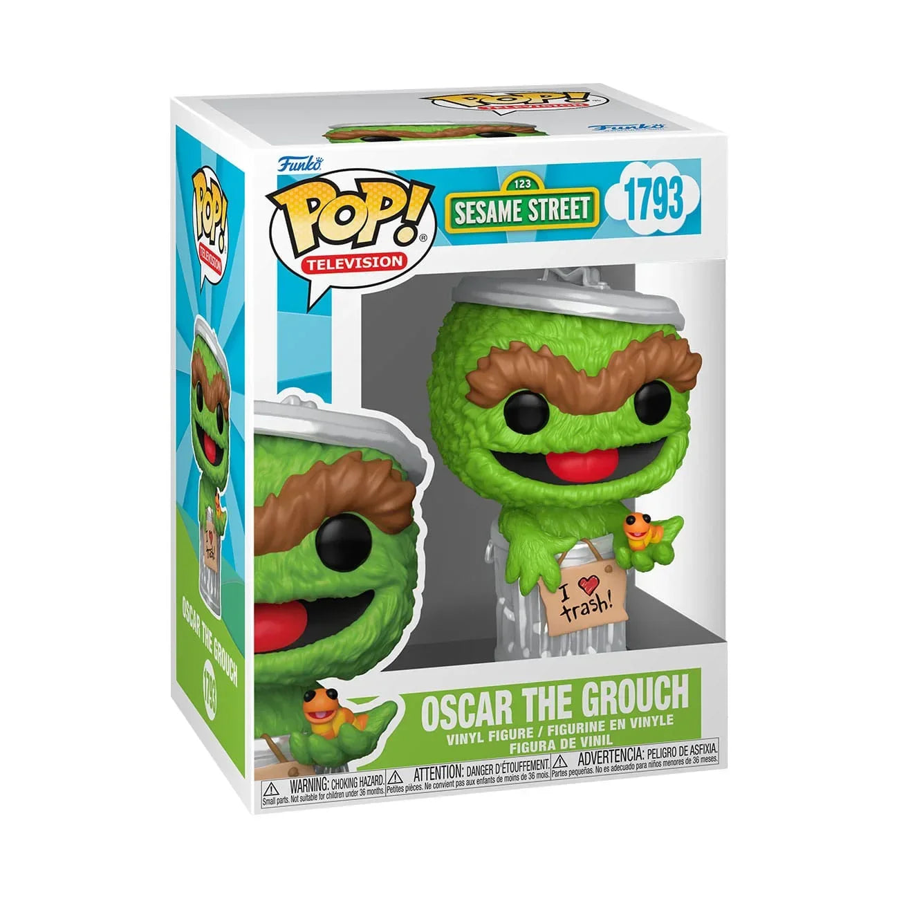 Sesame Street POP! TV Figur Oscar the Grouch 9 cm Funko