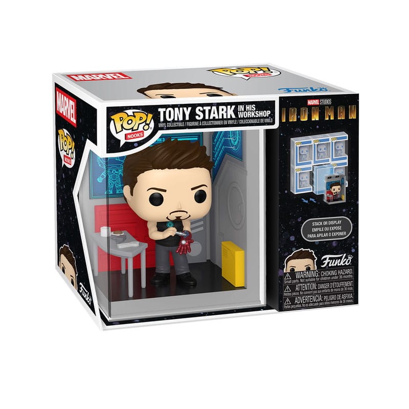 Marvel POP! Nooks Figur Tony's Garage 9 cm Funko