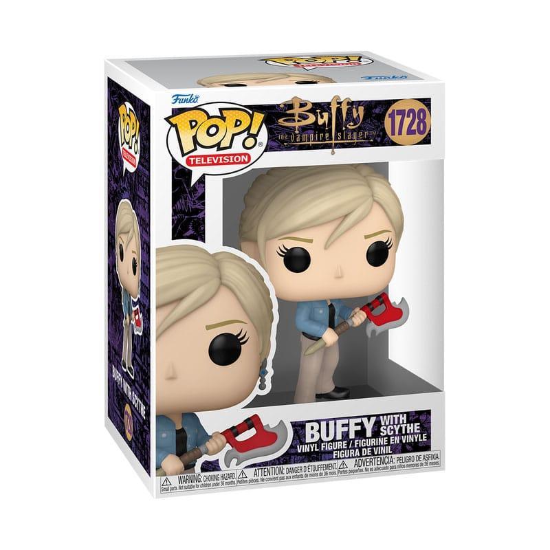 Buffy the Vampire Slayer POP! TV Figur Buffy w/Scythe 9 cm Funko