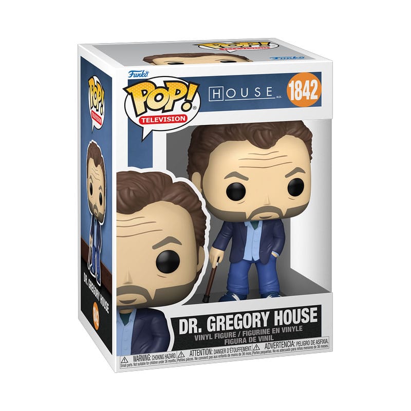 House, M.D. POP! Television Figur Dr. Gregory House 9 cm Funko