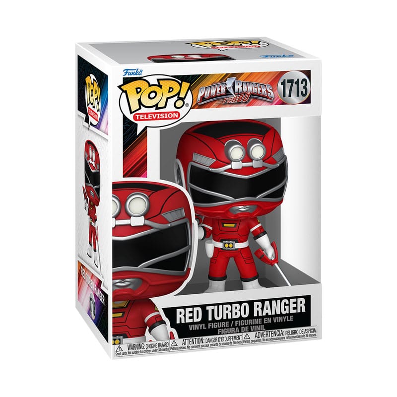 Power Rangers Generations (Tommy) POP! Movies Figurer Turbo - Red Ranger 9 cm Funko