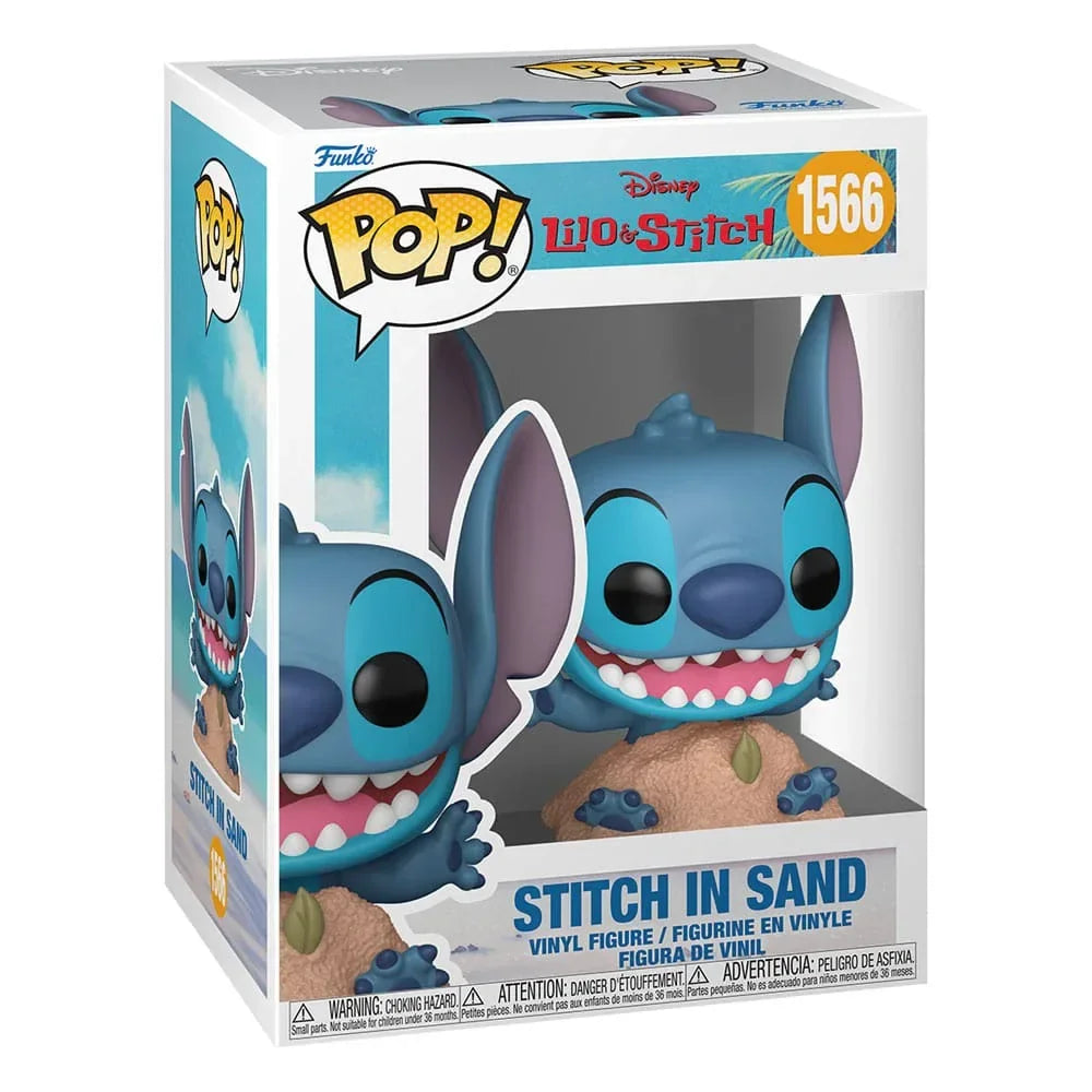 Lilo & Stitch POP! Vinyl Figur Stitch i Sand 9 cm Funko