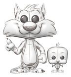 Looney Tunes POP!&Buddy Animation Figure Sylvester&Tweety 9 cm