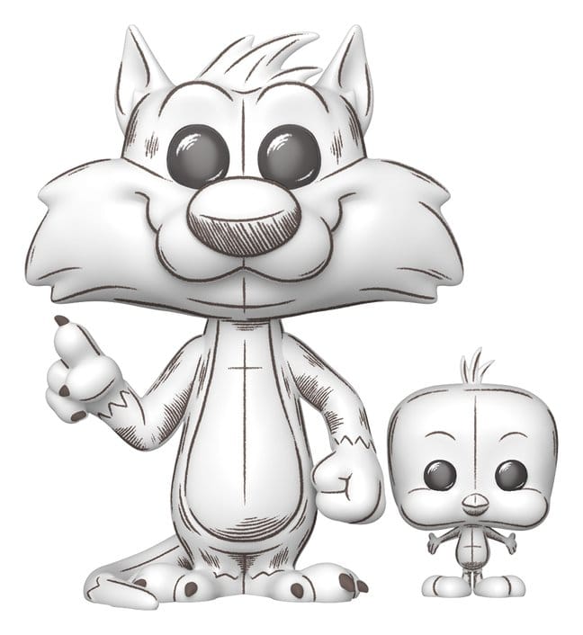 Looney Tunes POP!&Buddy Animation Figure Sylvester&Tweety 9 cm