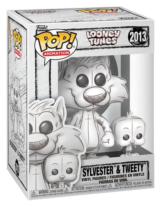 Looney Tunes POP!&Buddy Animation Figur Sylvester&Tweety 9 cm