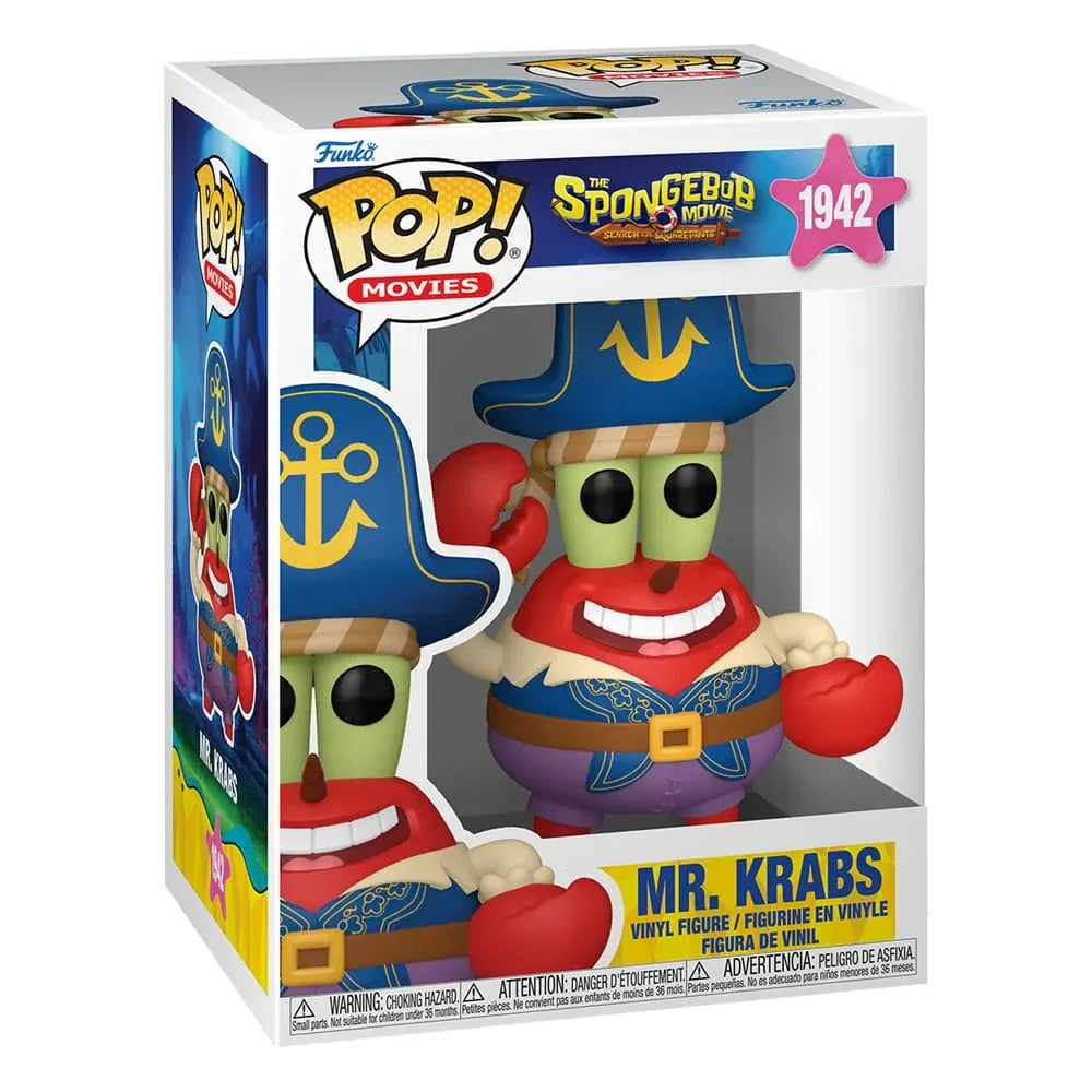 Svampbob POP! Figur Mr. Krabs (Pirate) 9 cm Funko