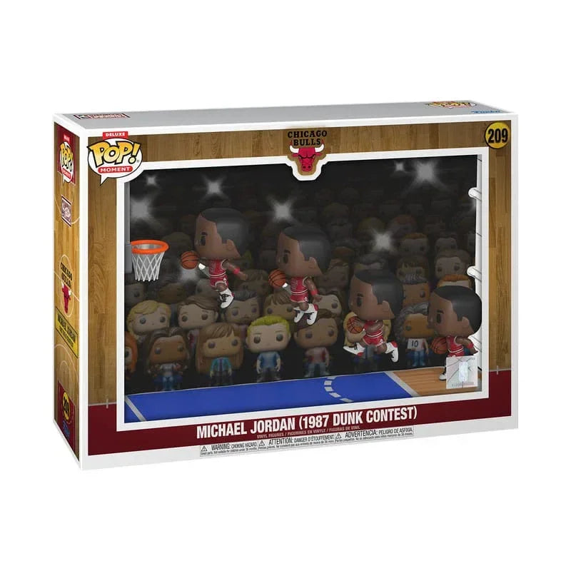 NBA POP Moments Deluxe Figurer Bulls-MJ ('87 Dunk Contest) 9 cm Funko