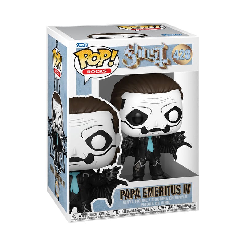 Ghost Band POP! Rocks Figur Papa Emeritus IV (Bat Outfit) (Glitter) 9 cm Funko