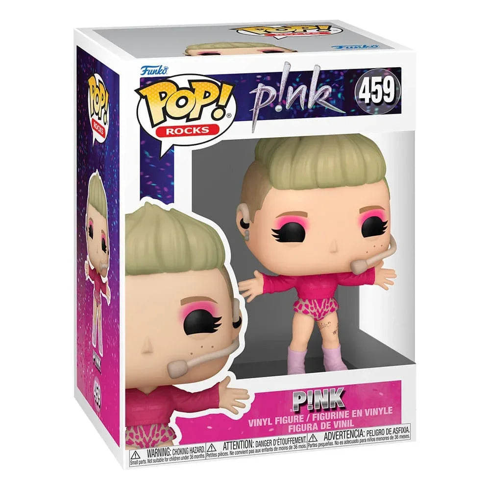 Pink POP! Rocks Figur Trustfall Tour 9 cm Funko