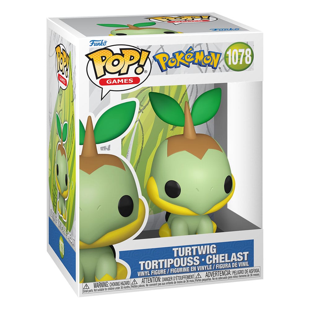 Pokemon POP! Games Figur Turtwig 9 cm Funko
