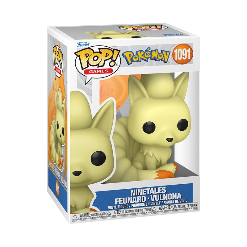 Pokemon POP! Games Figur Ninetales 9 cm Funko
