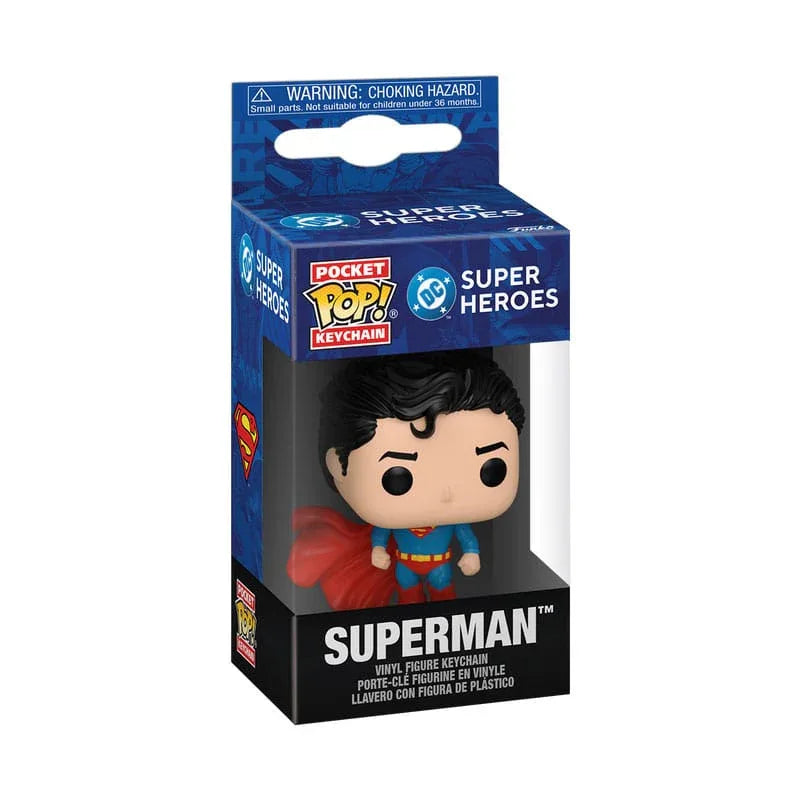 DC Comics POP! Vinyl Nyckelrings 4 cm New Classics - Superman Display (12) Funko