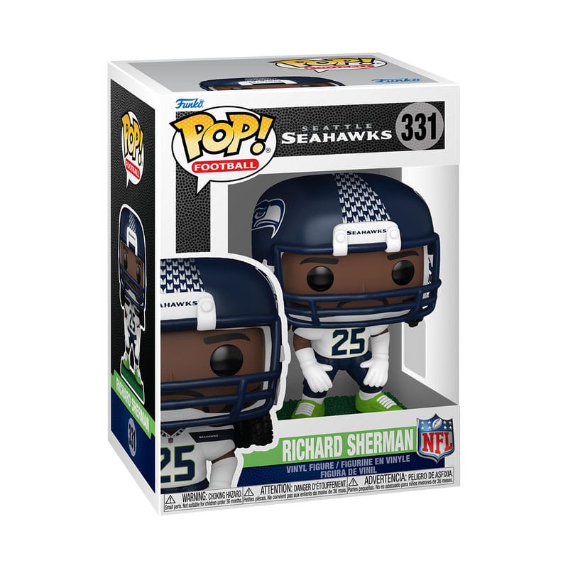 NFL: Legends POP! Sports Figur Legends - Richard Sherman (Seahawks) 9 cm Funko