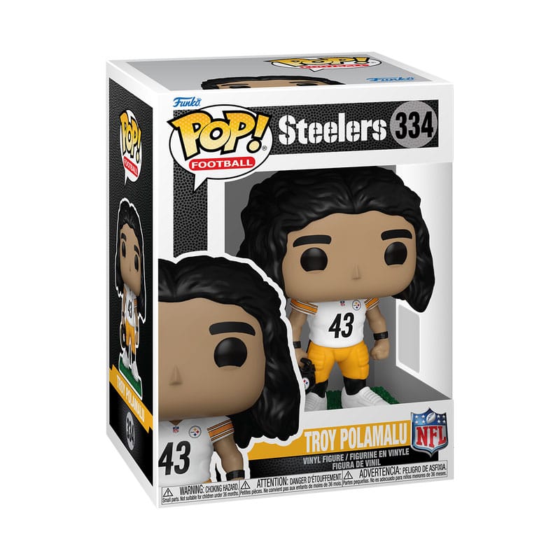 NFL: Legends POP! Sports Figur Legends- Troy Polamalu (Steelers) 9 cm Funko