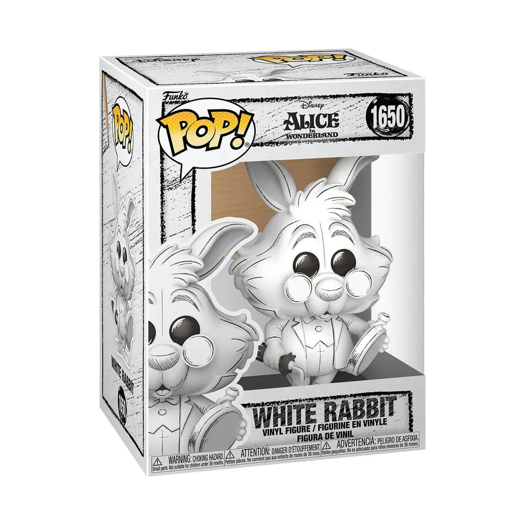 Disney POP! Figur Sketched - White Rabbit 9 cm Funko