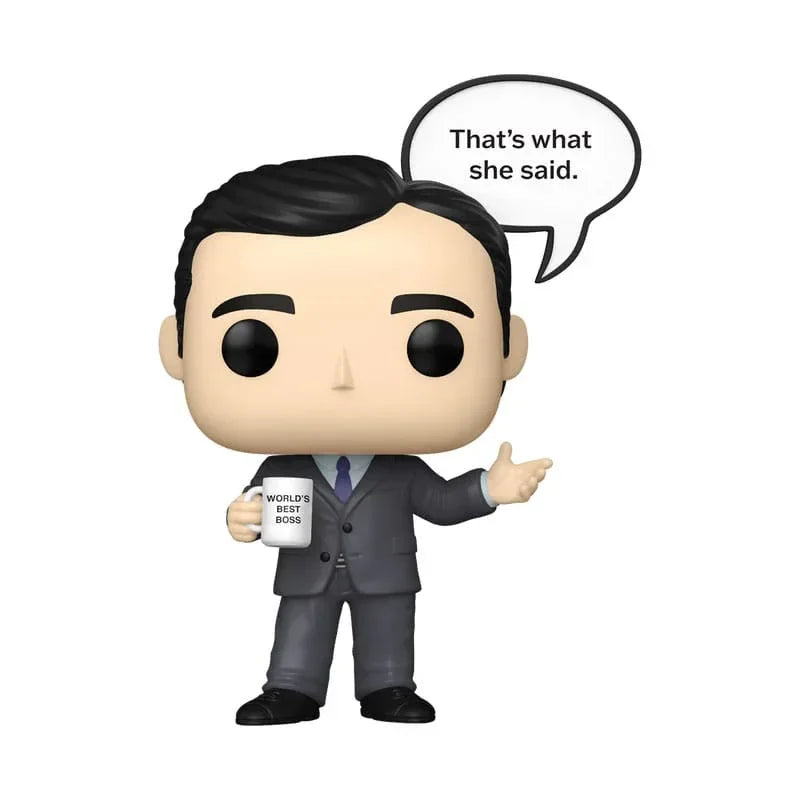 The Office POP! Sayings Figur Michael 9 cm Funko