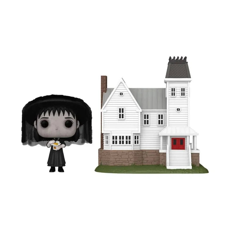 Beetlejuice POP! Town Figur Lydia Deetz med Maitland House Funko