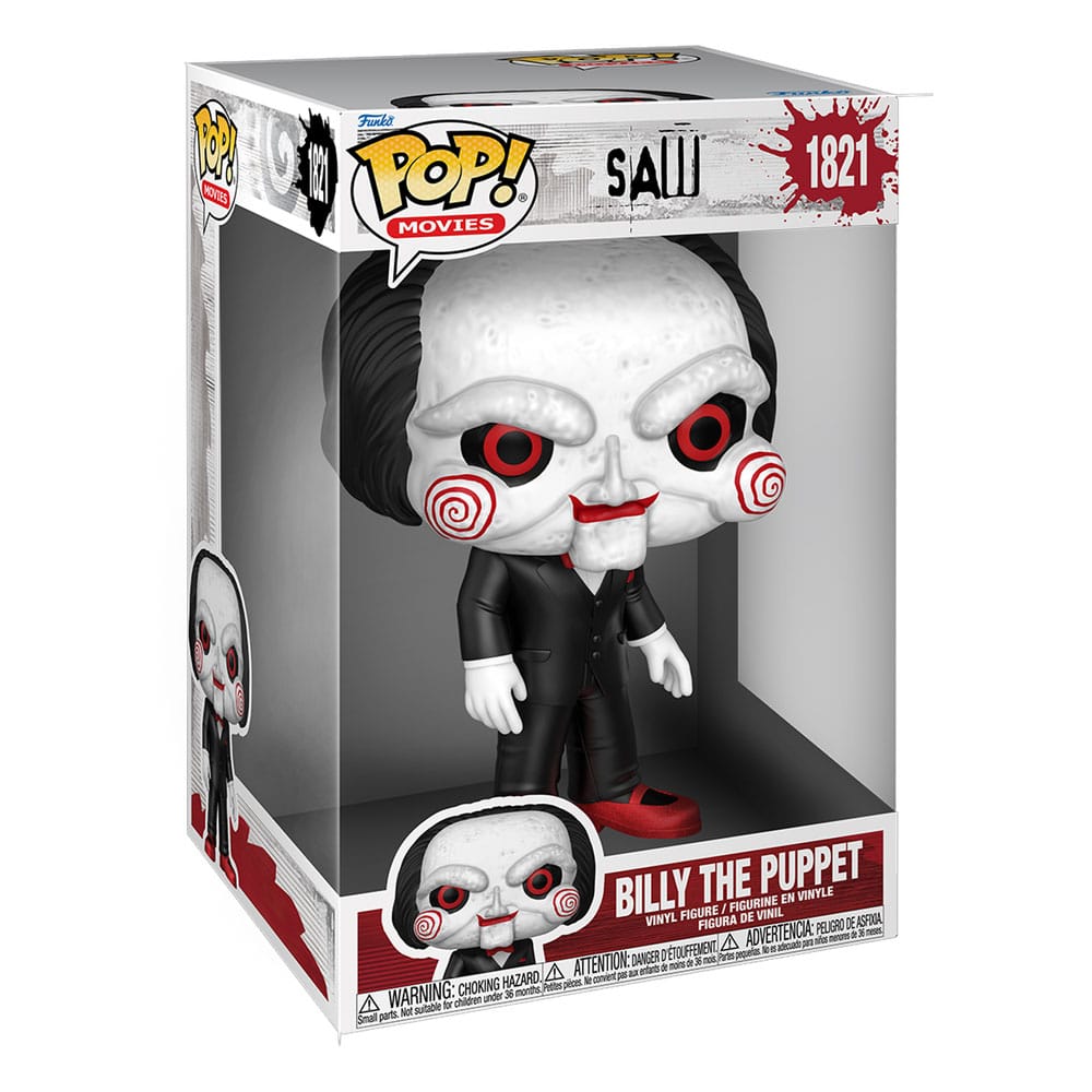 Saw Super Sized Jumbo POP! Movies Figur Billy the Puppet 25 cm Funko