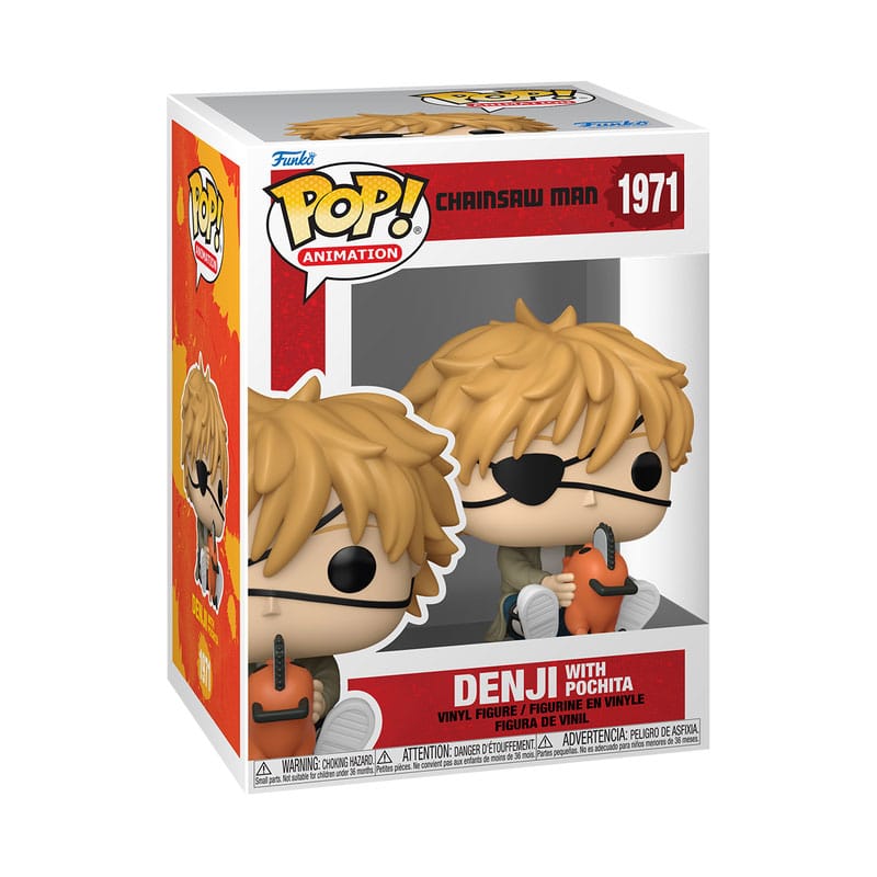 Chainsaw Man POP! Games Figur Denji & Pochita 9 cm Funko