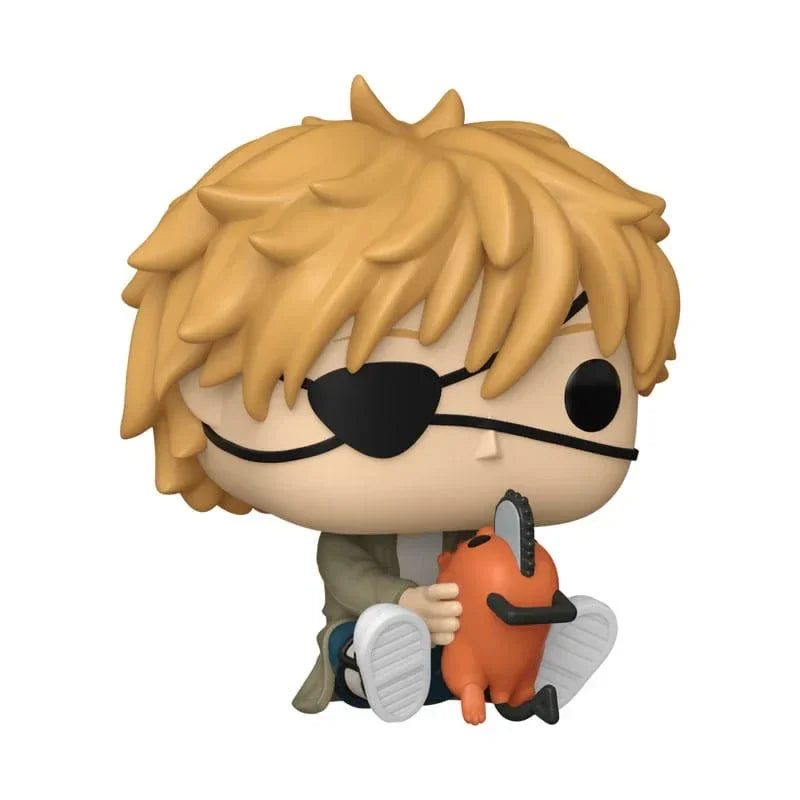 Chainsaw Man POP! Games Figur Denji & Pochita 9 cm
