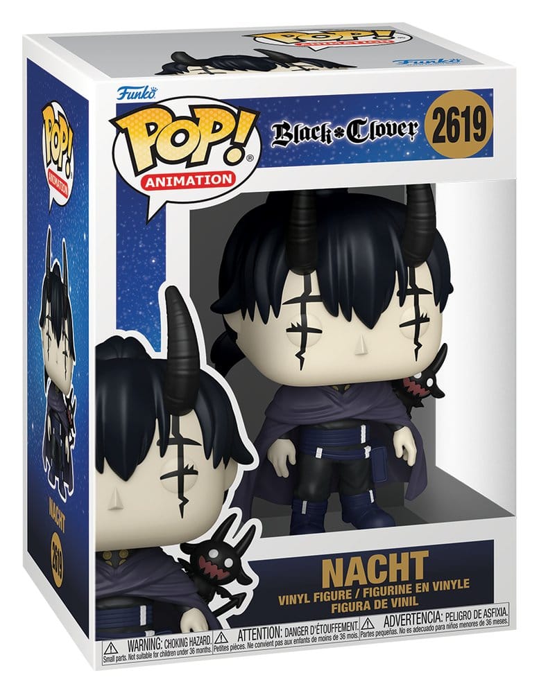 Black Clover POP! Animation Vinyl Figure Nacht 9 cm