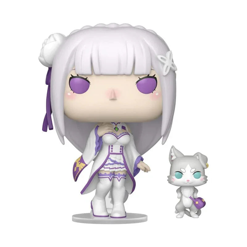 Re:Zero POP!&Buddy Animation Figurer Emilia w/Puck 9 cm Funko