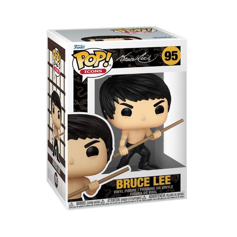 Bruce Lee POP! Icons Figur Bruce Lee (dynamisk) 9 cm Funko