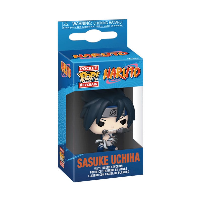 Naruto POP! Vinyl Nyckelringar 4 cm - Sasuke Display (12) Funko
