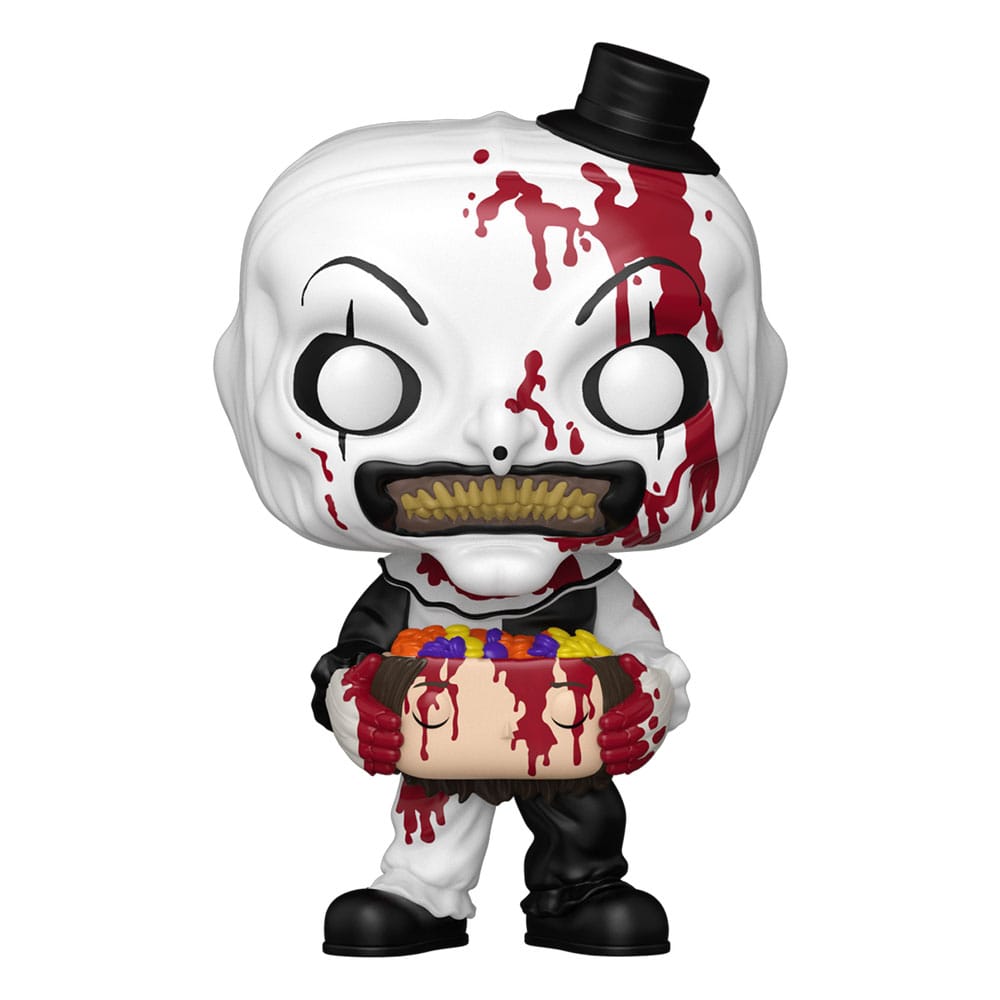 Terrifier 2 POP! Movies Figur Art the Clown med godisfylld huvud 9 cm Funko