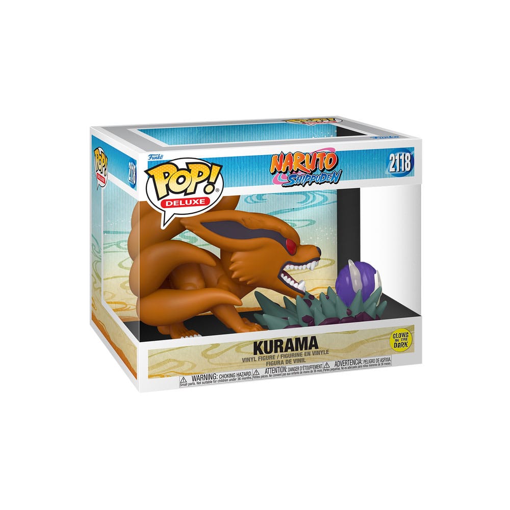 Naruto POP! Deluxe Figur Kurama (GW) 9 cm - Samlarfigur Funko