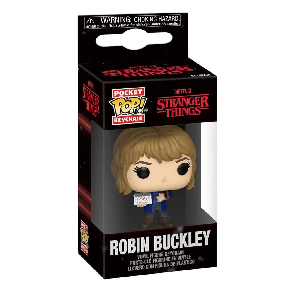 Stranger Things POP! Vinyl Nyckelrings 4 cm Robin Buckley Display (12) Funko