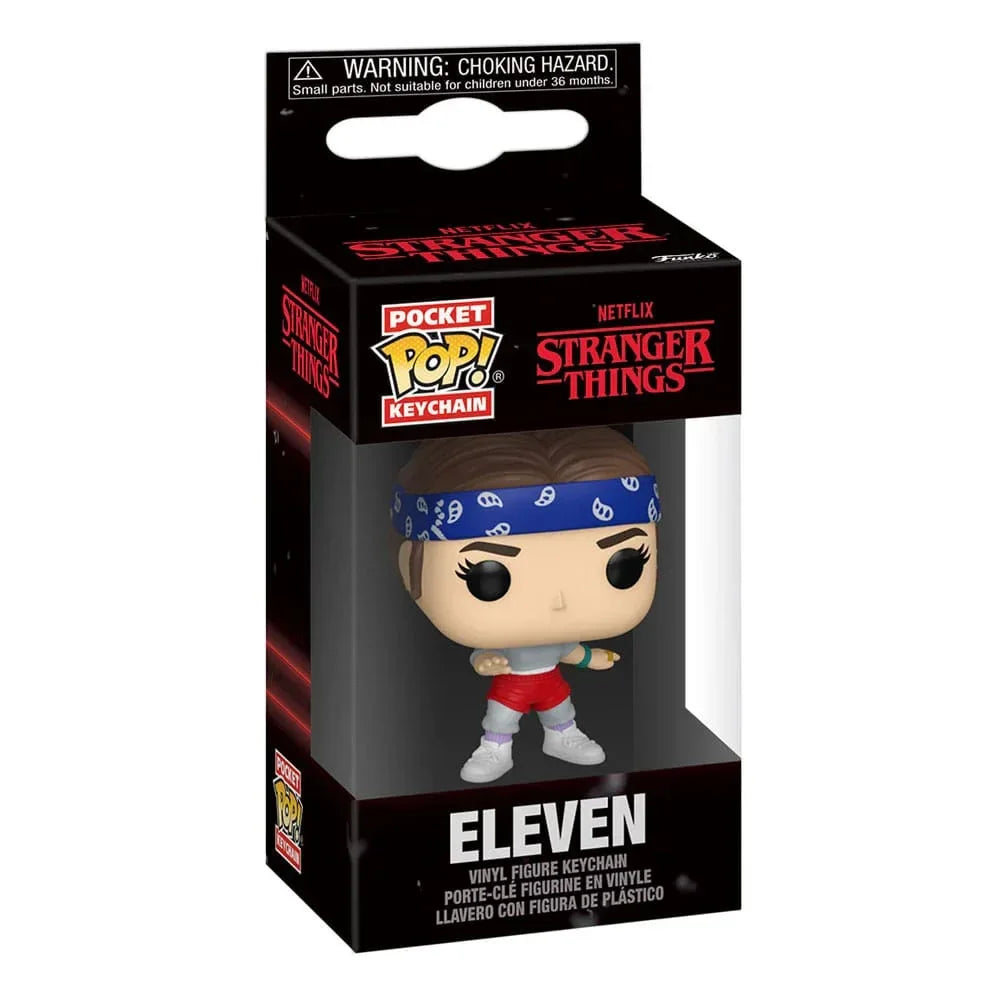 Stranger Things POP! Vinyl Nyckelrings 4 cm Eleven med Bandana Display (12) Funko