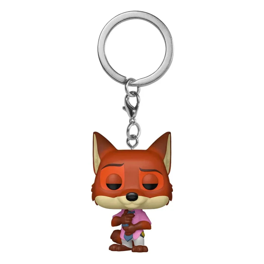 Zootopia 2 Pocket POP! Vinyl Nyckelrings 4 cm Nick Wilde Display (12) Funko
