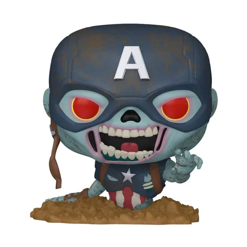 Marvel Zombies POP! Marvel Figure Captain America 9 cm