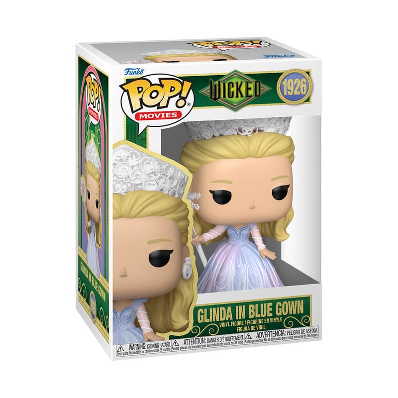 Wicked POP! Figur Glinda i Blå Klänning 9 cm Funko