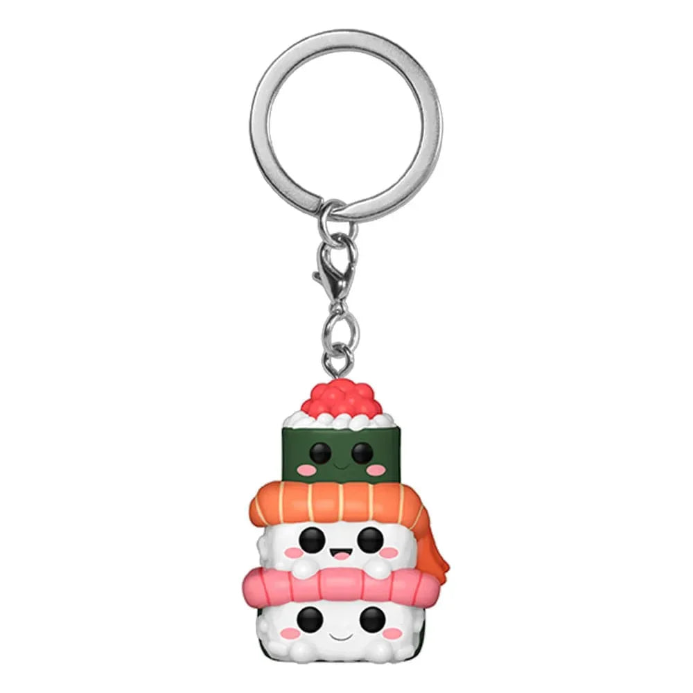 Kawaii Foodies Pocket POP! Vinyl Nyckelrings 4 cm Sushi Stack Display (12) Funko