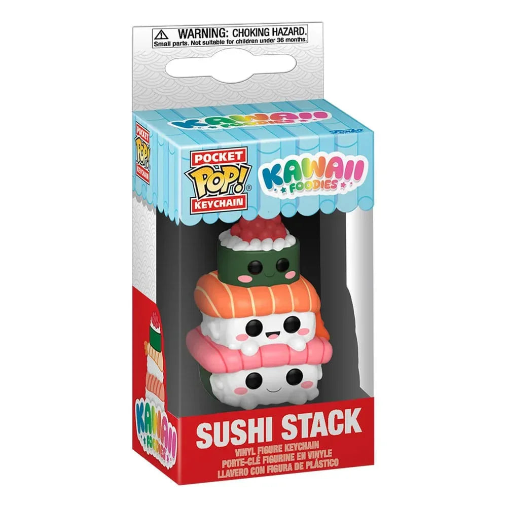 Kawaii Foodies Pocket POP! Vinyl Nyckelrings 4 cm Sushi Stack Display (12) Funko