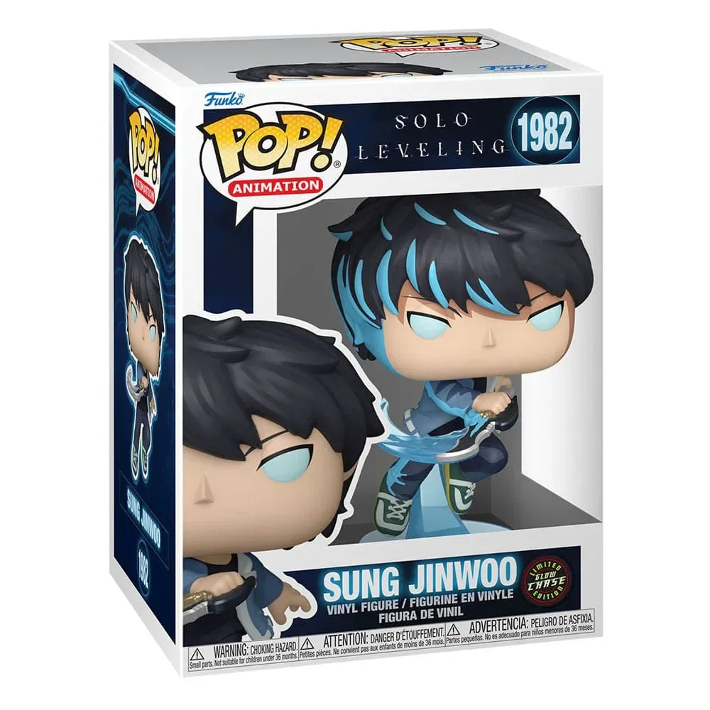 Solo Leveling POP! Animation Figur Sung Jinwoo med Chase 9 cm Assortment (6) Funko