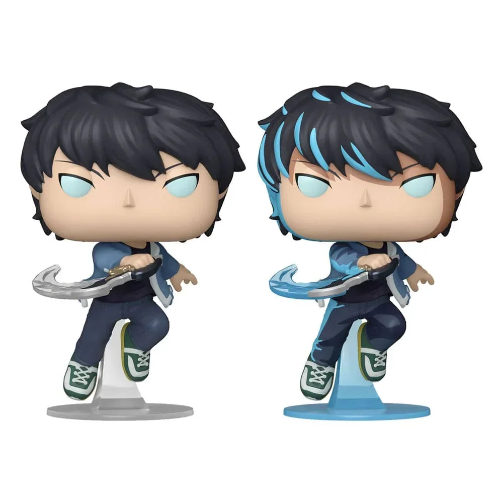 Solo Leveling POP! Animation Figur Sung Jinwoo med Chase 9 cm Assortment (6) Funko