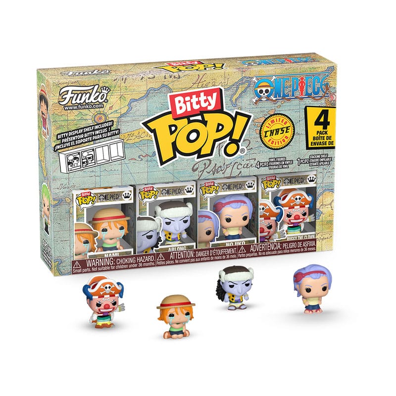 One Piece Bitty POP! Figur 4-Pack Nami 2,5 cm Funko