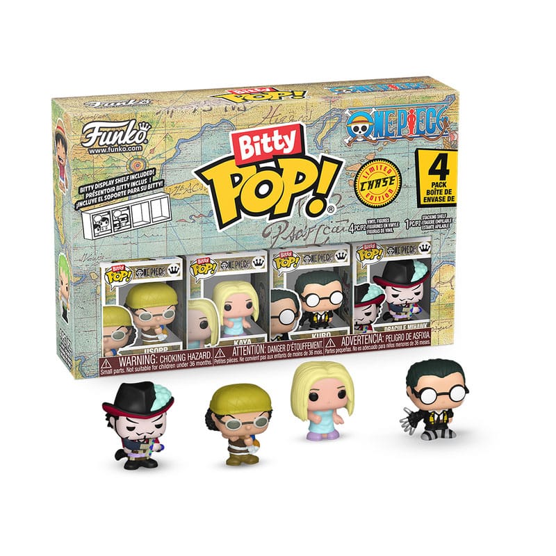 One Piece Bitty POP! Figur 4-Pack Usopp 2,5 cm Funko