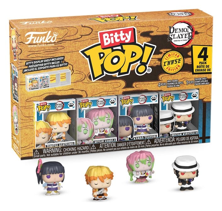 Demon Slayer: Kimetsu no Yaiba Bitty POP! Figure 4-Pack Zenitsu 2.5 cm