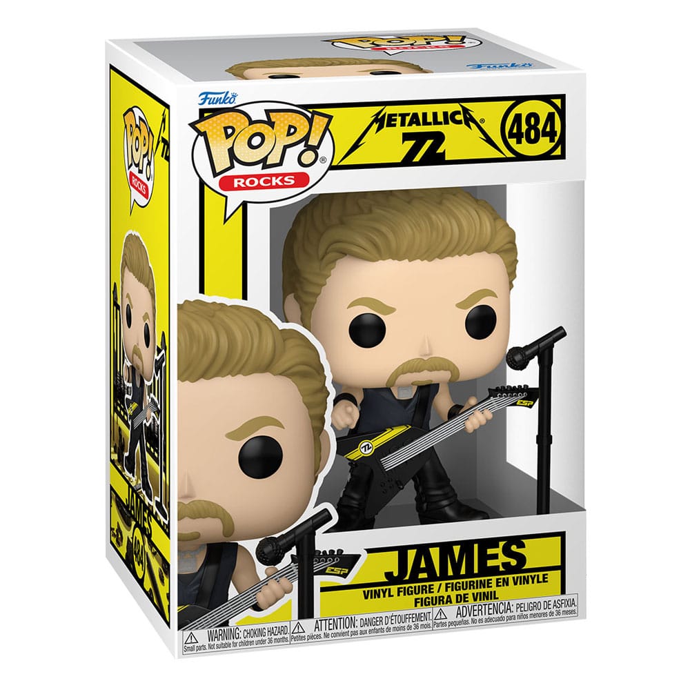 Metallica POP! Rocks Figur James (72 Seasons) 9 cm Funko