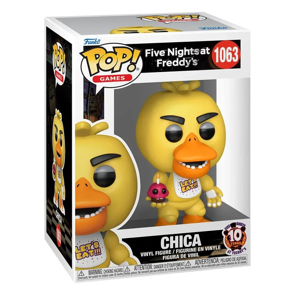 Five Nights at Freddy's POP! Vinyl Figur 10-årsjubileum - Chica 9 cm Funko